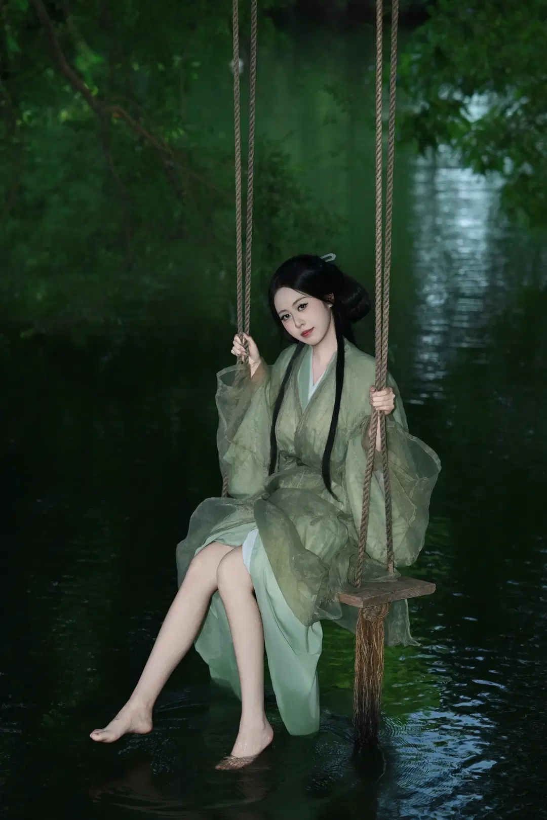 夏日清凉, 古风写真, 国风人像, 汉服摄影, 江南水乡