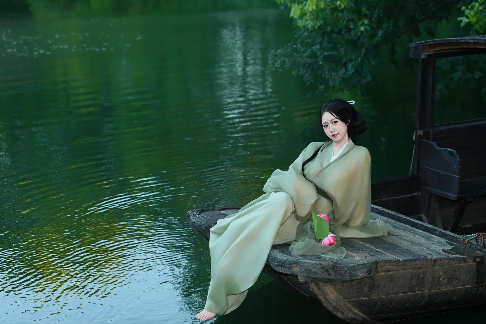 江南水乡古风人像拍摄 差点被这天气热化了 - 小柒吖 - 第2张