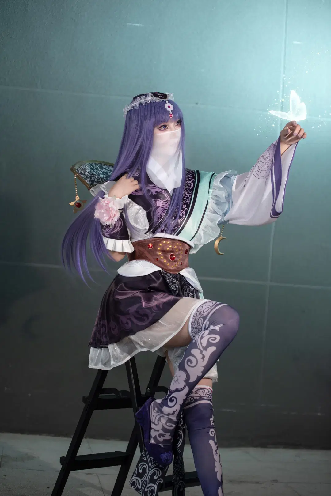 漫展场照, 古风cos, 少司命cos, 秦时明月, 丝袜cos