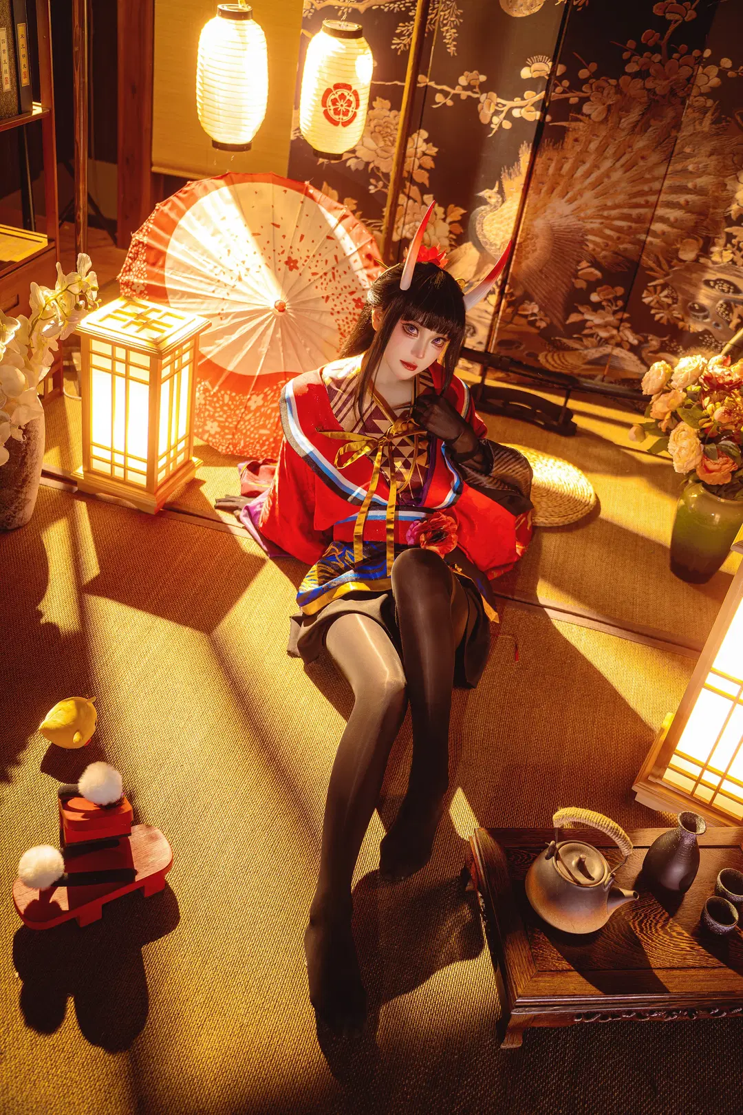 cosplay, 碧蓝航线, 能代cos, 黑丝穿搭, 手办摄影