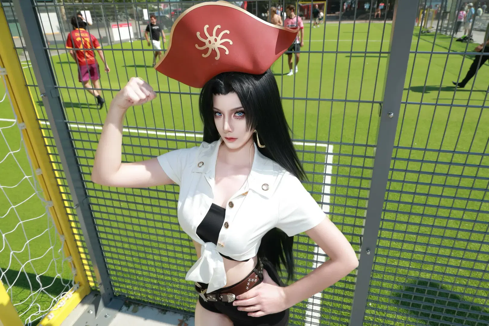 【女帝汉库克cos】海贼王女帝降临美加墨世界杯场外 - 尤色拉 - 第4张