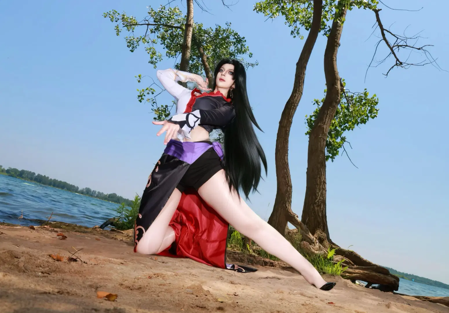 【女帝汉库克cos】海贼王女帝汉库克的户外拍摄记录 - 尤色拉 - 第4张