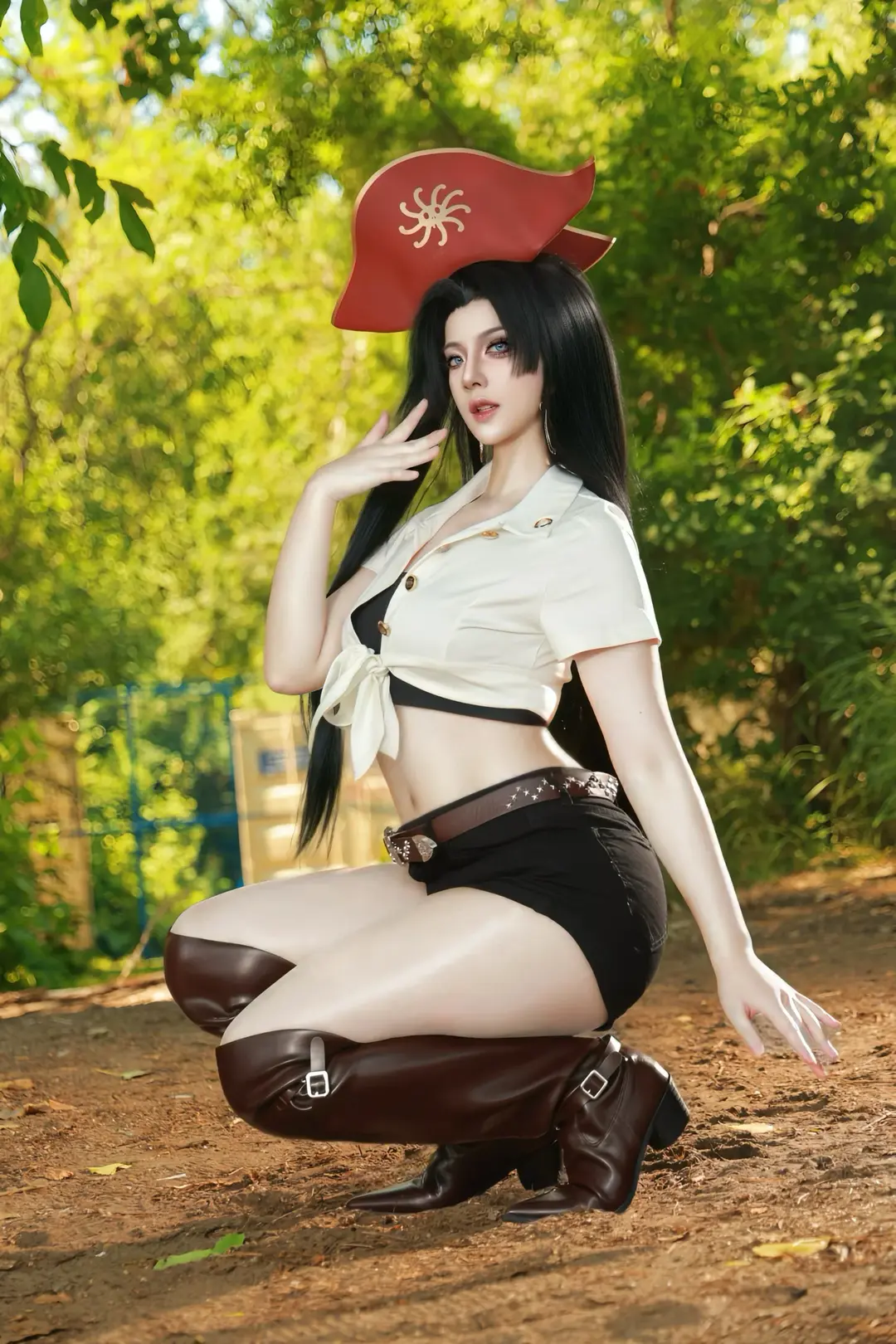 私设, 御姐, 海贼王, 过膝靴, 汉库克cos - 第2张