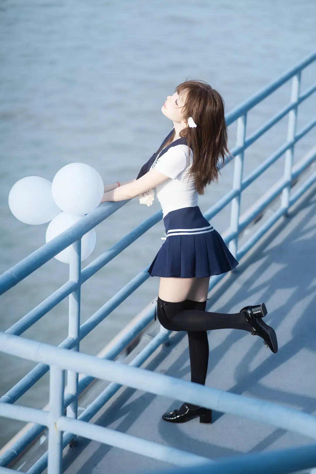 Riverside JK uniform Photoshoot: Capturing Summer limited Gentle Moments by 刻耳柏洛斯 - Image 5