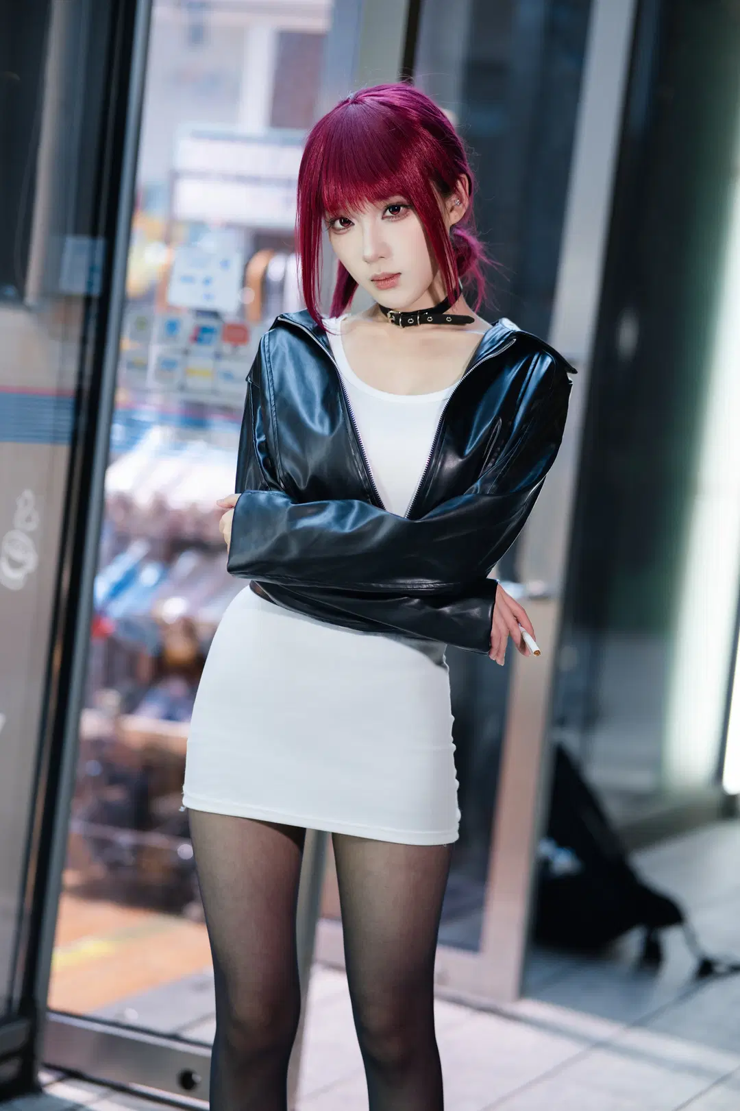 [Miss Yamada cosplay] Smoking Behind the Supermarket with You by 刻耳柏洛斯 - Image 5
