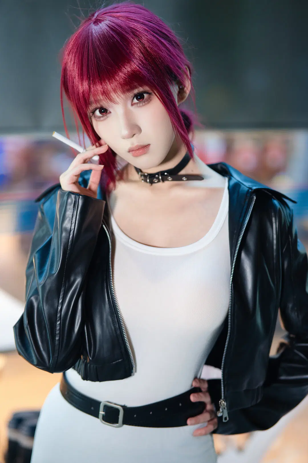 【山田小姐cos】下班后的超市后门街拍 - 刻耳柏洛斯 - 第4张