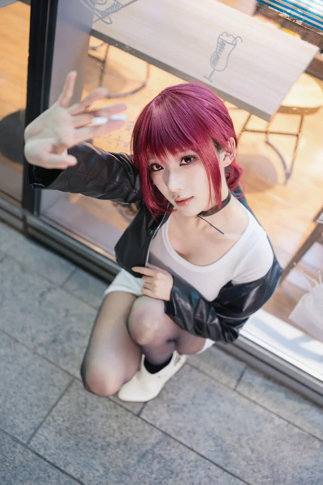 【山田小姐cos】下班后的超市后门街拍 - 刻耳柏洛斯 - 第5张
