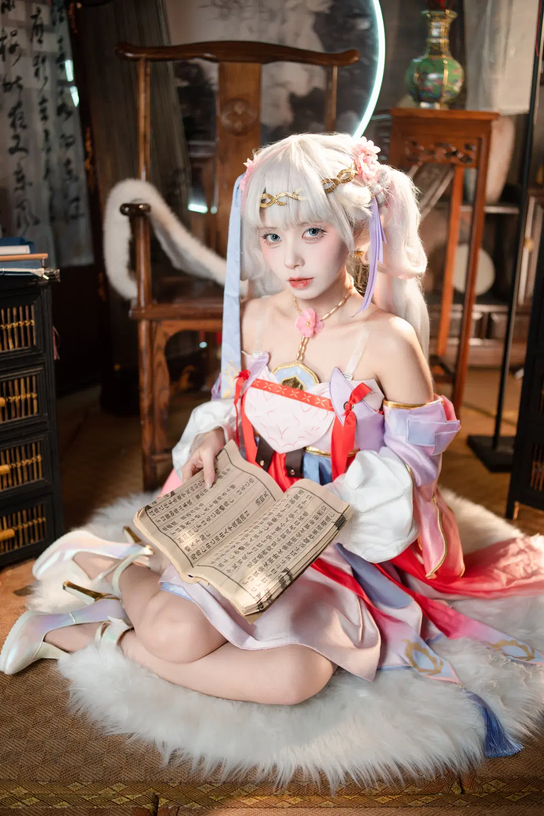 [Jinhsi cosplay] Peach Blossom of Wuthering Waves: An Eastern Aesthetics Showcase by 刻耳柏洛斯 - Image 2
