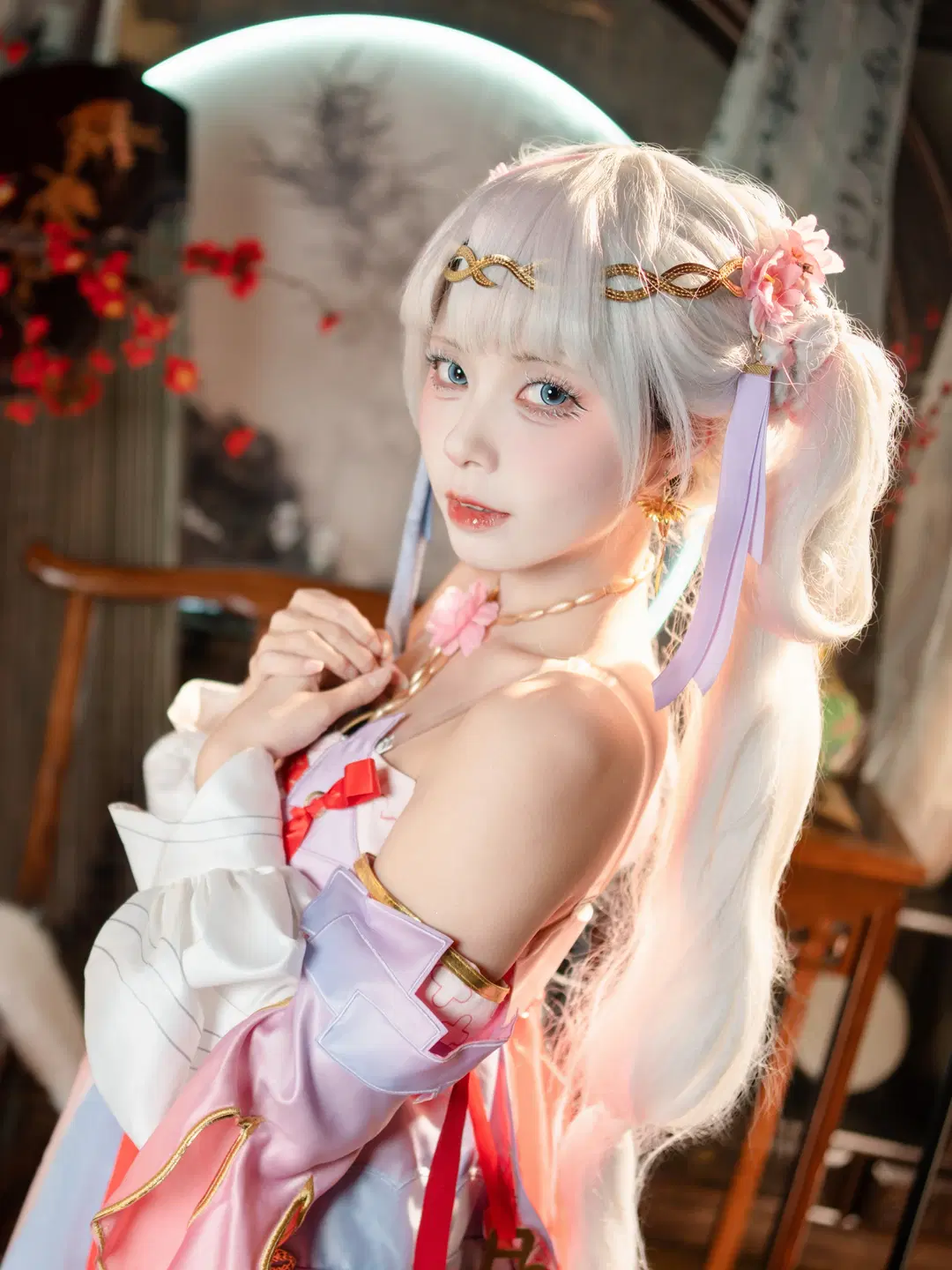 [Jinhsi cosplay] Peach Blossom of Wuthering Waves: An Eastern Aesthetics Showcase by 刻耳柏洛斯 - Image 3