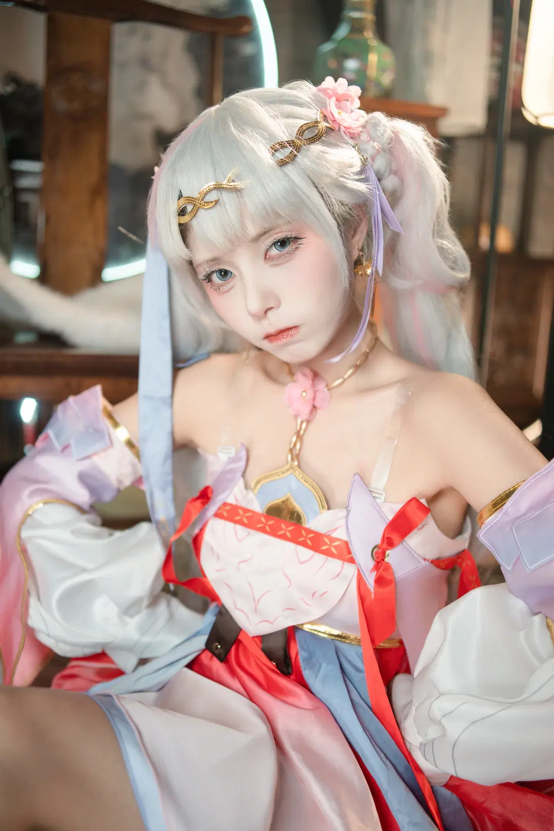 [Jinhsi cosplay] Peach Blossom of Wuthering Waves: An Eastern Aesthetics Showcase by 刻耳柏洛斯 - Image 4