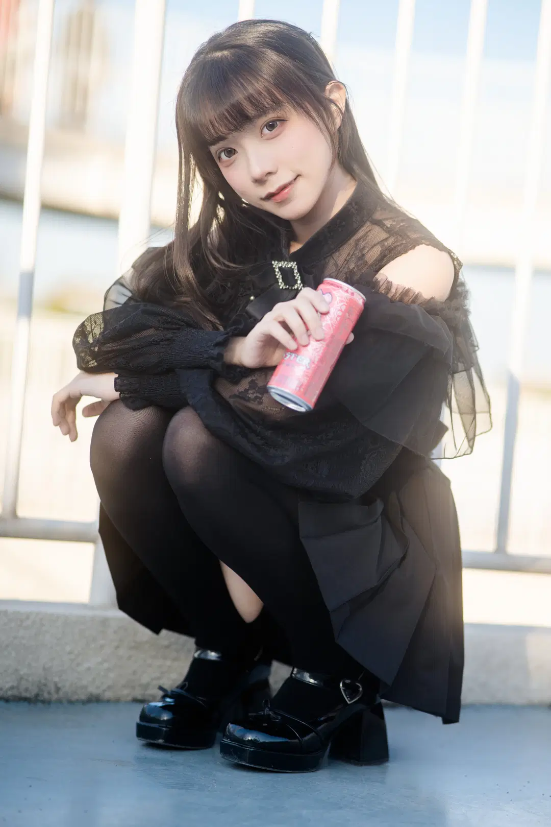 cosplay写真, 黑丝穿搭, 日系写真, 量产型, 原宿风