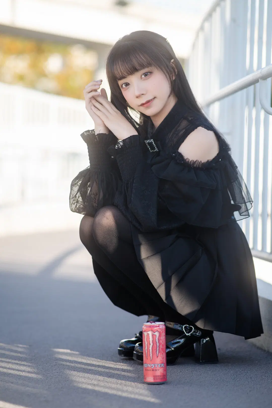 Dark Mass-produced style Coordinate: Atmospheric Japanese style photography in a Stairwell by 刻耳柏洛斯 - Image 7