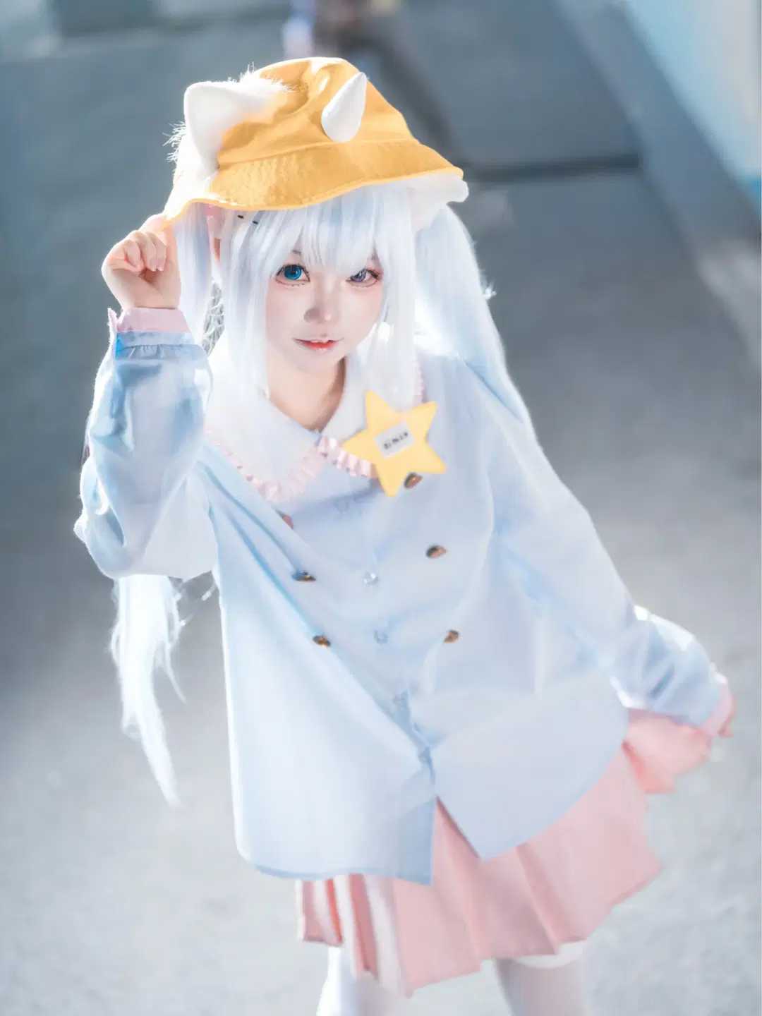 【釘宮妮妮コスプレ】VTuberの軽やかな青白ツインテールを完全再現 - 墨墨漓 - 3枚目