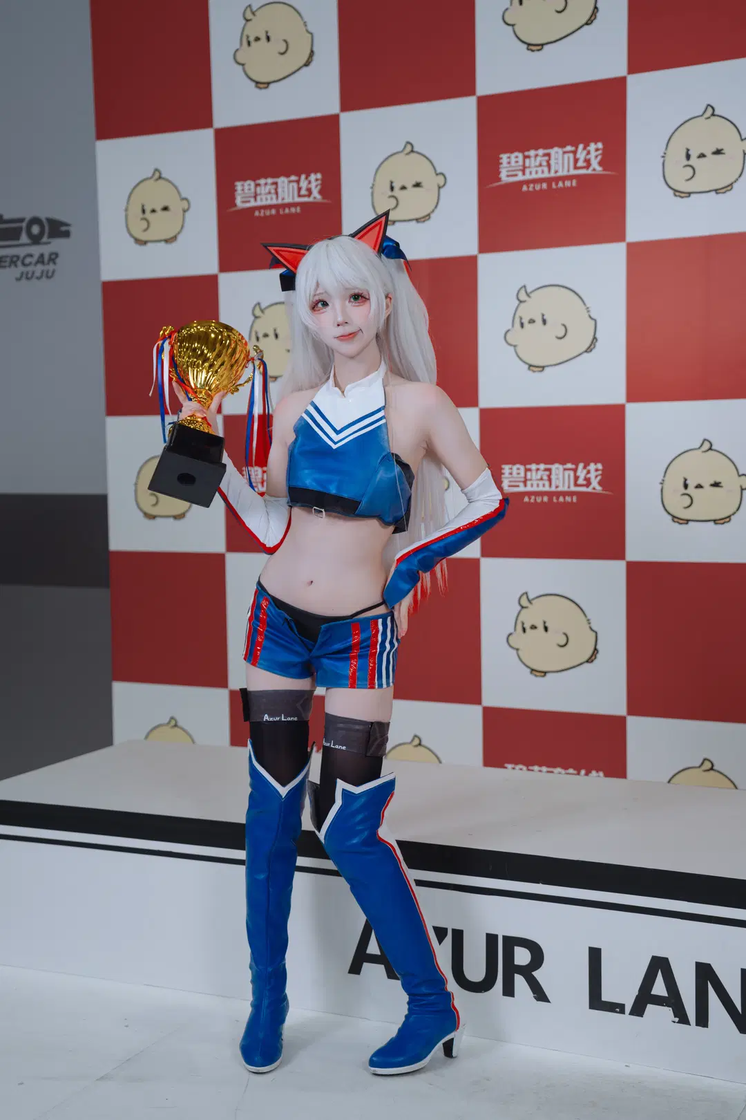 Azur Lane Cooling Festival outfit collection: Visual collision of glossy material and stockings by 📸6菌睡不醒 - Image 6
