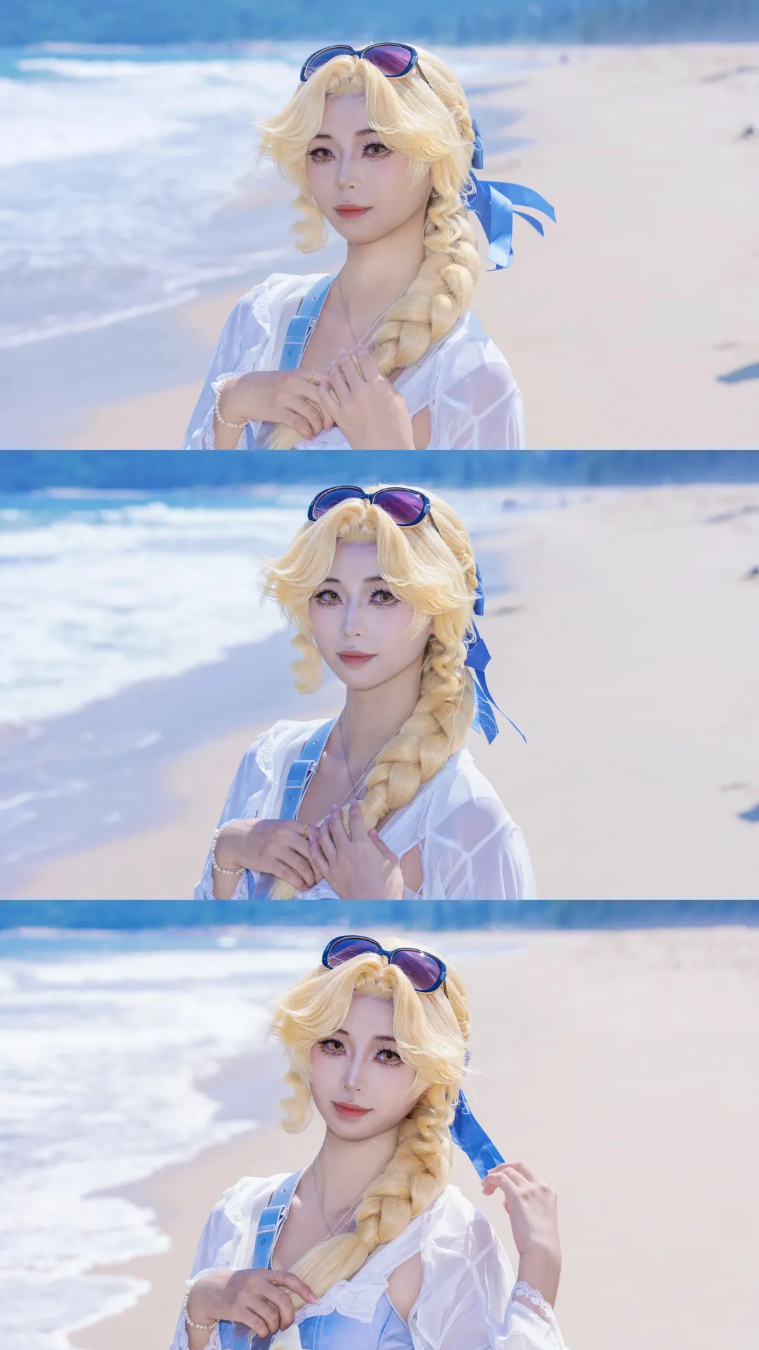 コスプレ写真, Identity V 第五人格, 海辺のコスプレ, 第五人格 記者 コスプレ, 西涌ビーチ - 2枚目