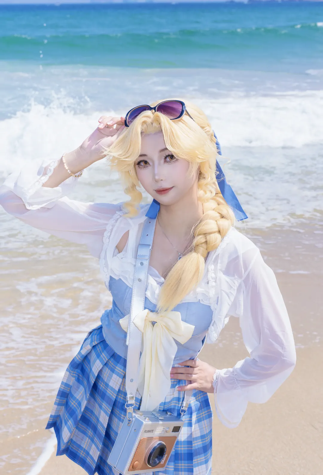コスプレ写真, Identity V 第五人格, 海辺のコスプレ, 第五人格 記者 コスプレ, 西涌ビーチ - 5枚目