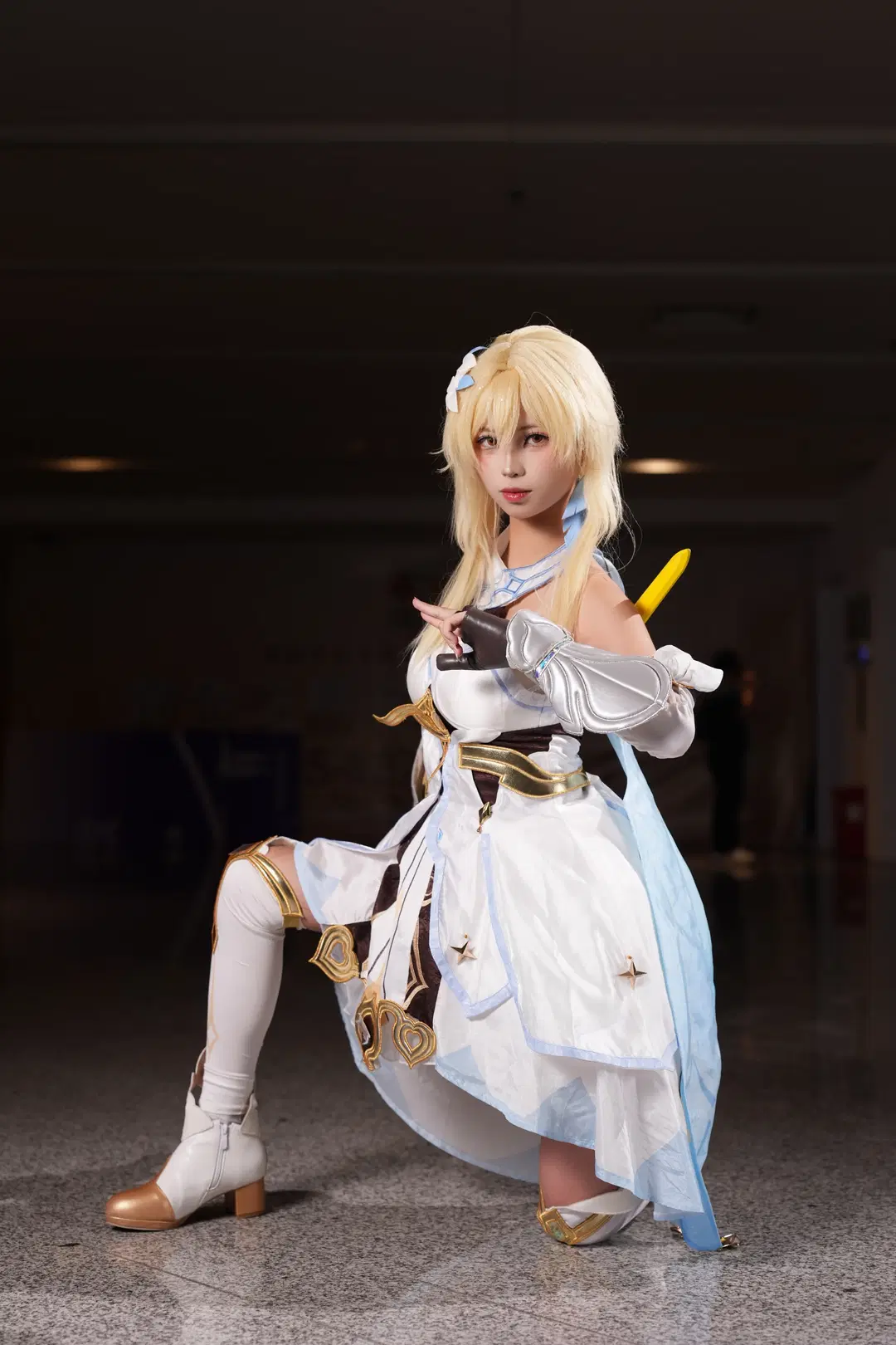 【熒cos】原神大中華場照 戰鬥風熒妹動作細節與拍攝回顧 - 不负浪漫与九 - 第2張