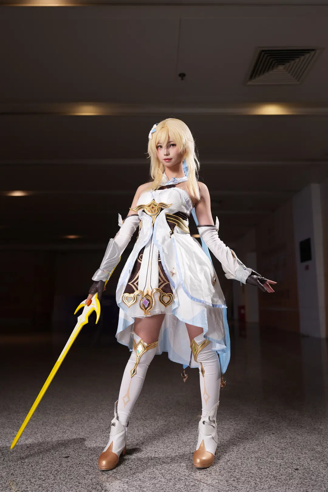 【熒cos】原神大中華場照 戰鬥風熒妹動作細節與拍攝回顧 - 不负浪漫与九 - 第7張