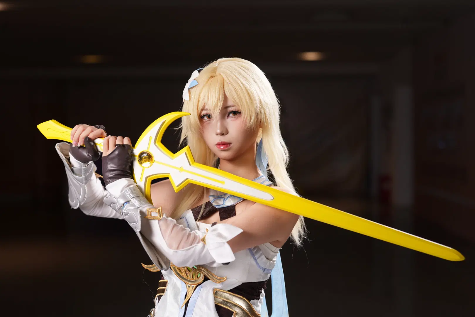 【熒cos】原神大中華場照 戰鬥風熒妹動作細節與拍攝回顧 - 不负浪漫与九 - 第8張