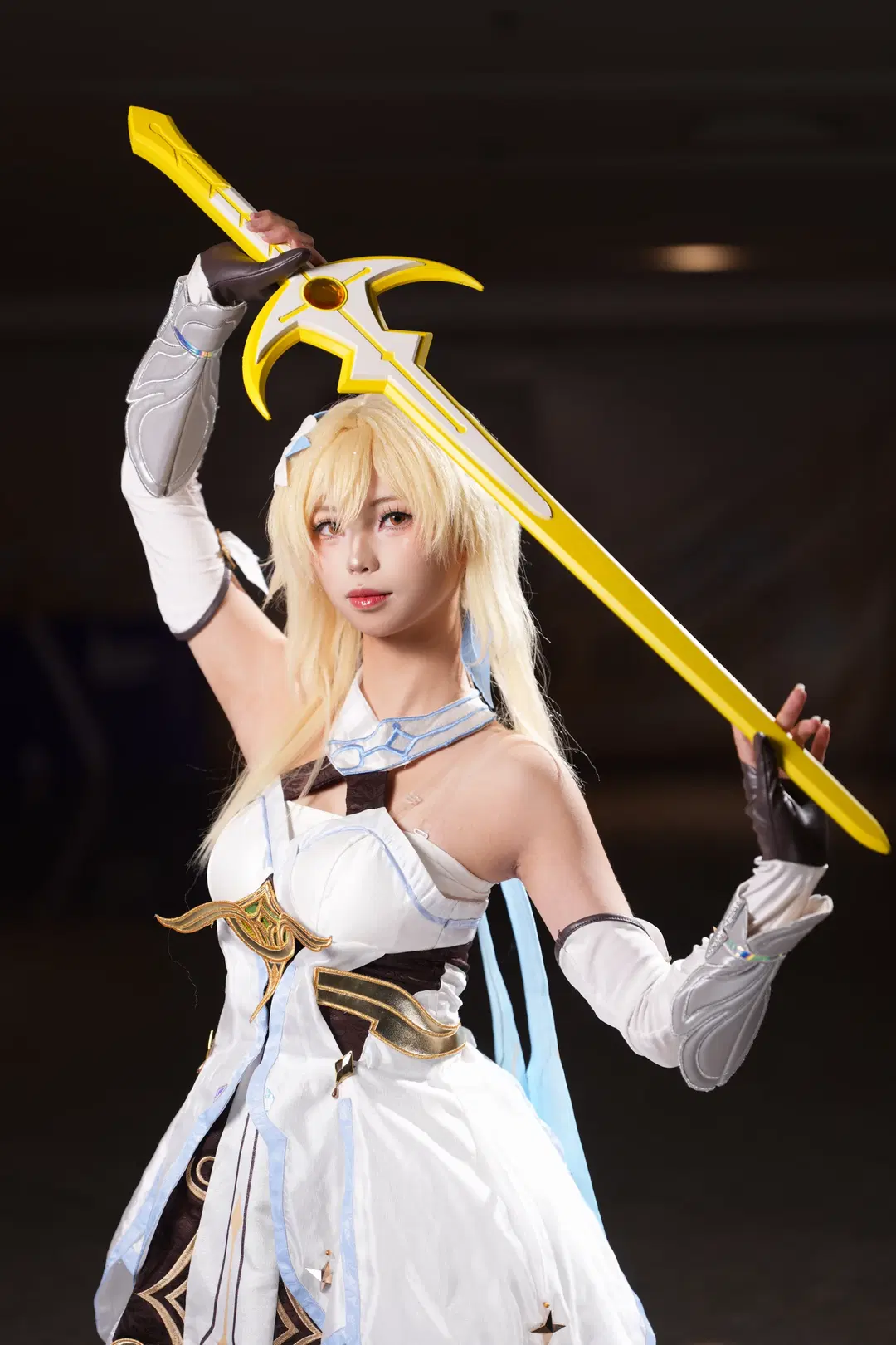 【熒cos】原神大中華場照 戰鬥風熒妹動作細節與拍攝回顧 - 不负浪漫与九 - 第9張