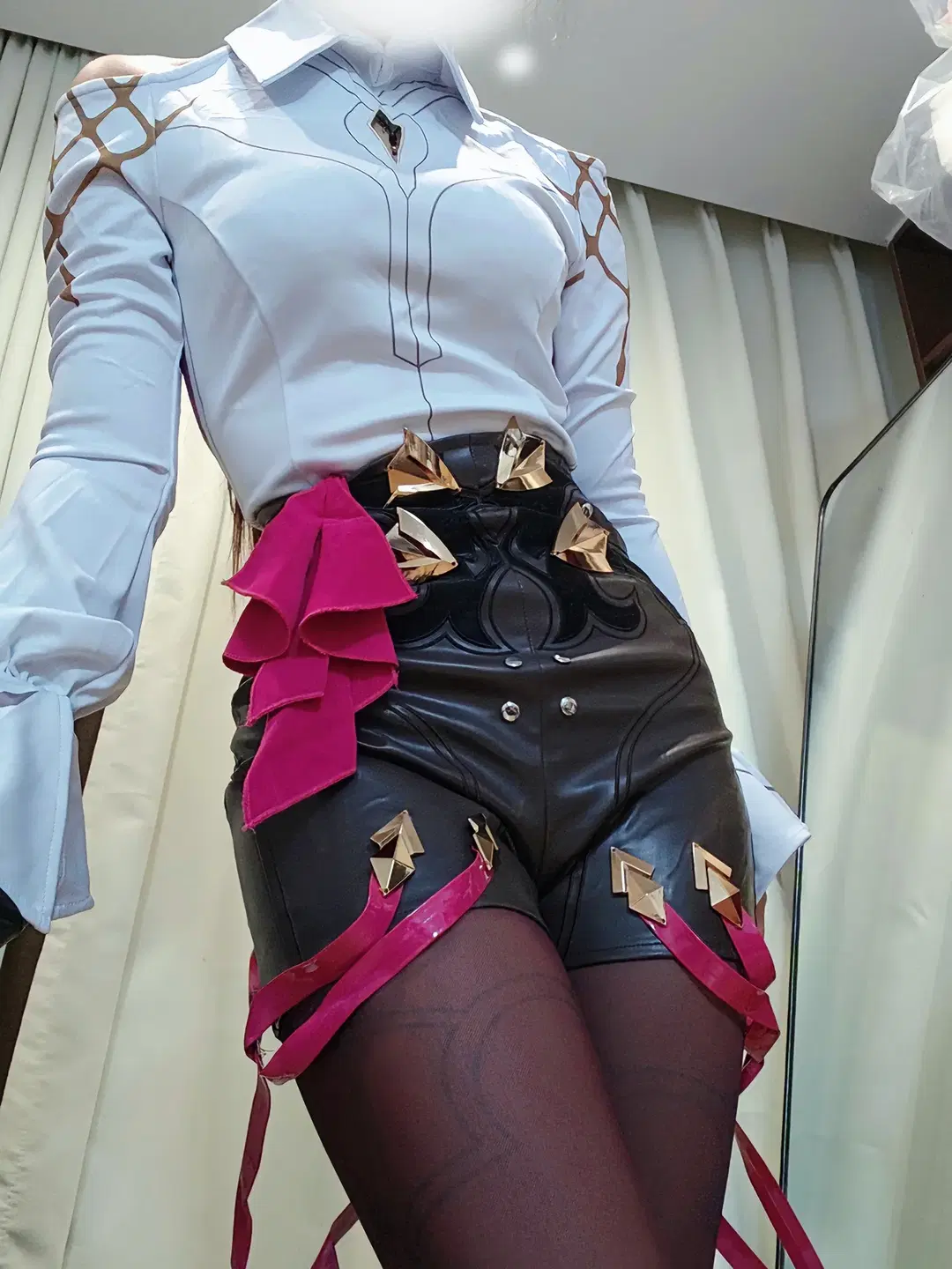 崩坏星穹铁道, 卡芙卡cos, cos服试穿, bw漫展, 丝袜