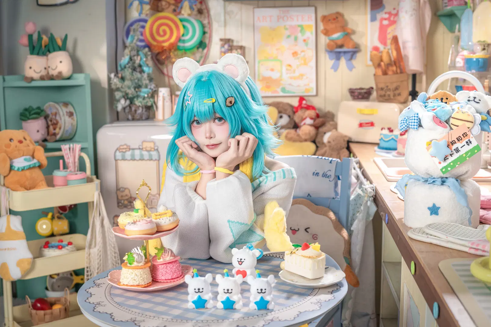 【小乔cos】王者荣耀线条小狗联动，软萌少女的厨房日常 - 金桻 - 第3张