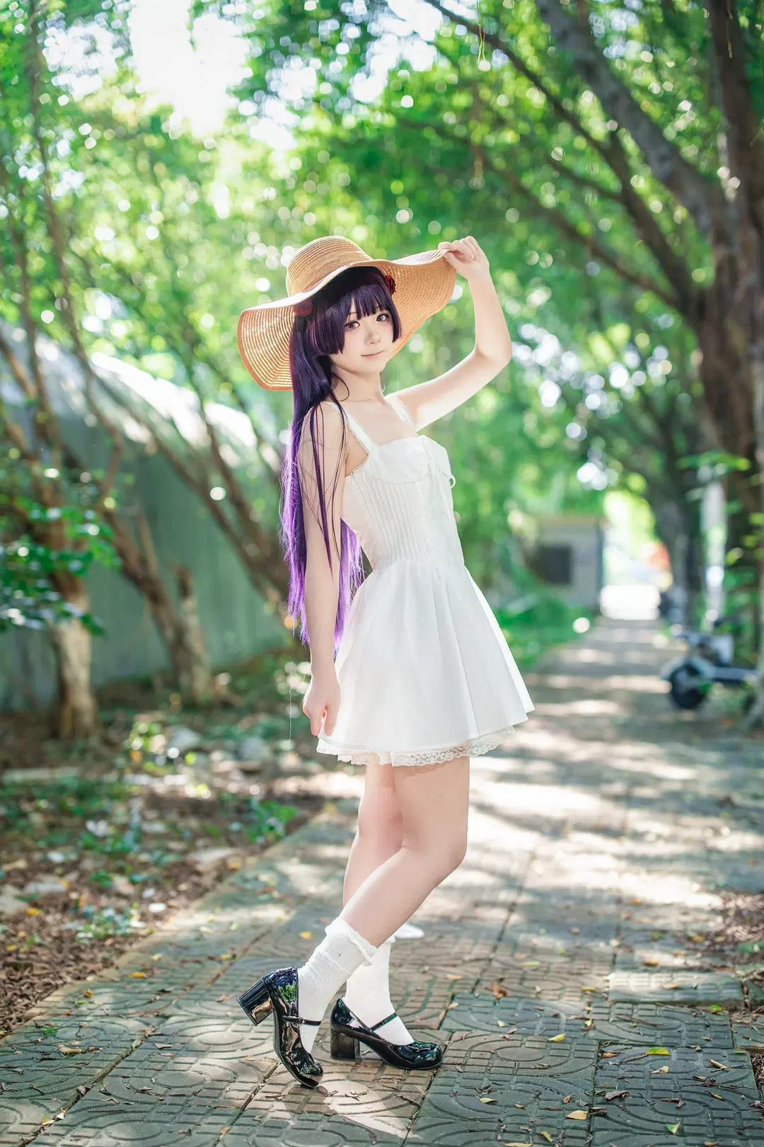 五更琉璃cos, 夏日穿搭, cosplay摄影, 我的妹妹不可能这么可爱, 草帽少女