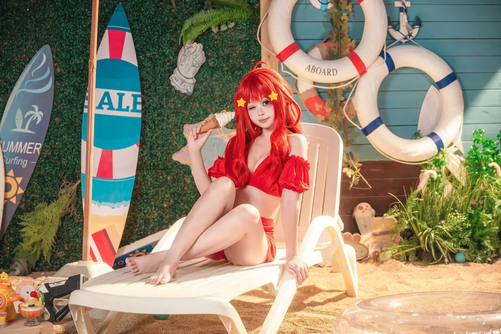 【中野五月cos】五等分的花嫁 夏日泳装清凉记录 - 金桻 - 第2张