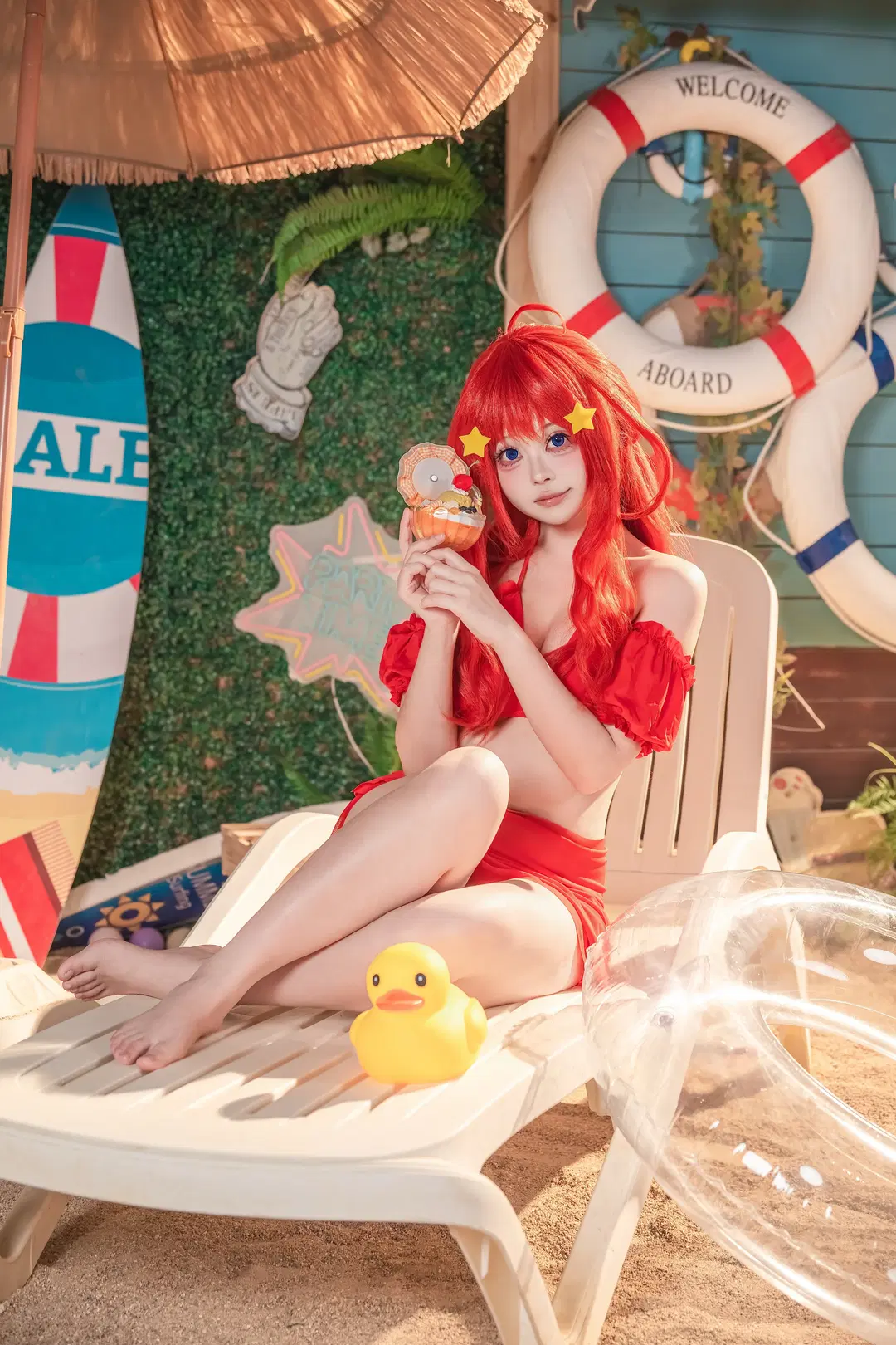 【中野五月cos】五等分的花嫁 夏日泳装清凉记录 - 金桻 - 第4张