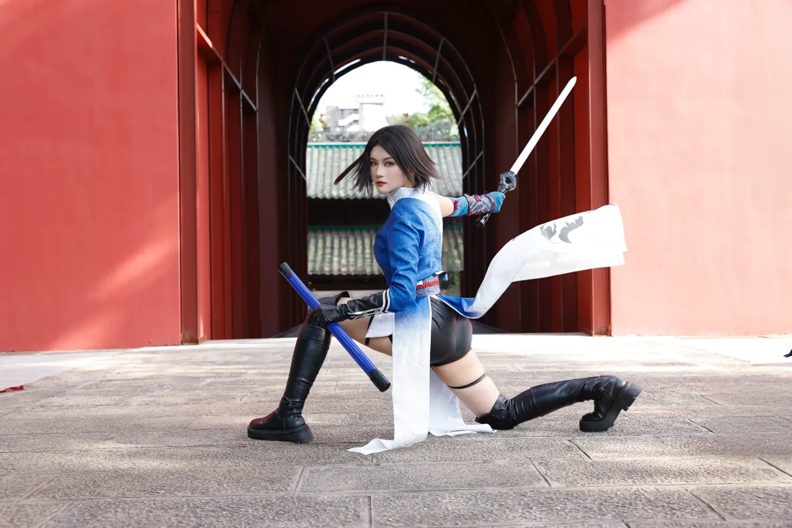 国漫cos, cosplay摄影, 姬如雪cos, 不良人, 古风动作 - 第2张