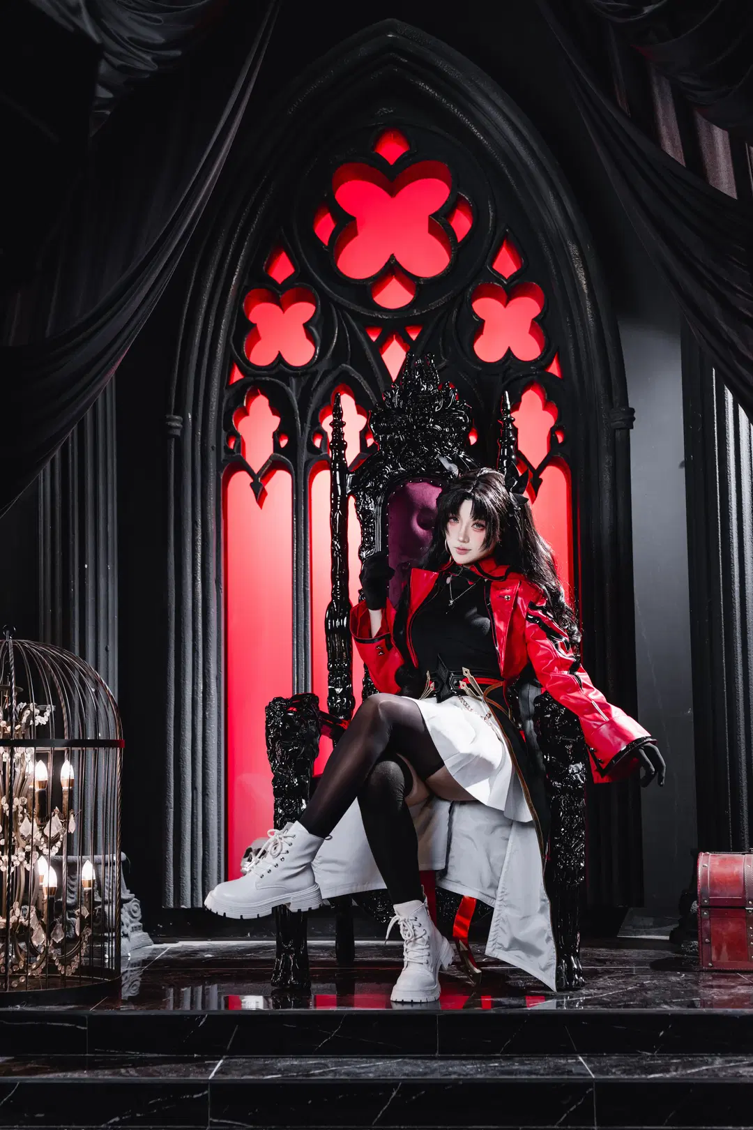 崩坏星穹铁道, Fate, 哥特风, 远坂凛cos, 黑丝