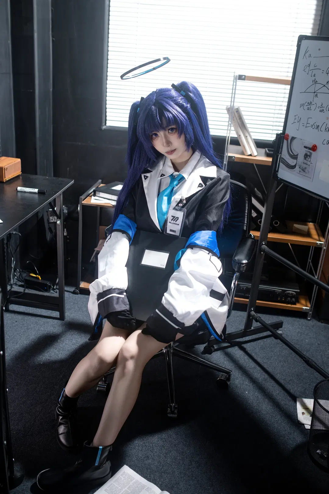 二次元, 蔚藍檔案, 碧藍檔案, 早瀨優香cos, 制服cos