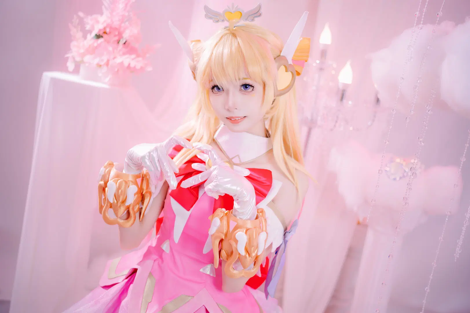 【朱诺cos】守望先锋心动之心神话皮肤 绕后啵啵 - 雨沐代言沐浴露 - 第2张