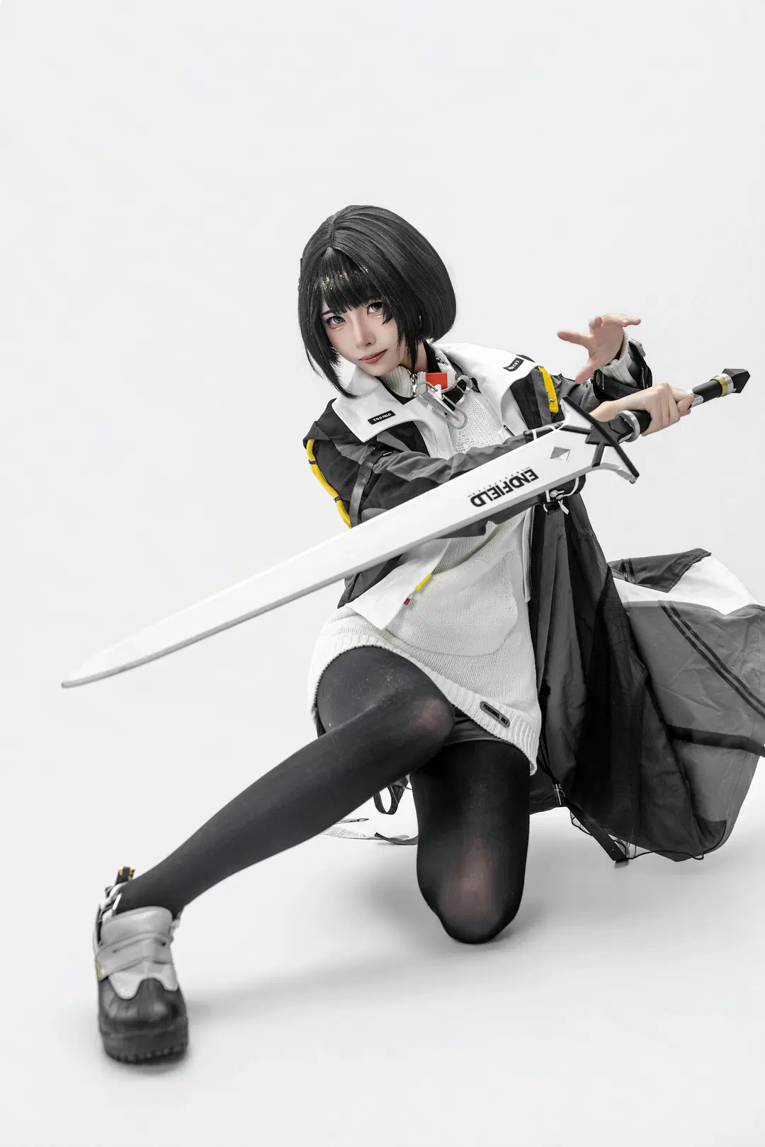 机能风, cosplay, 明日方舟终末地, 黑丝, 管理员cos