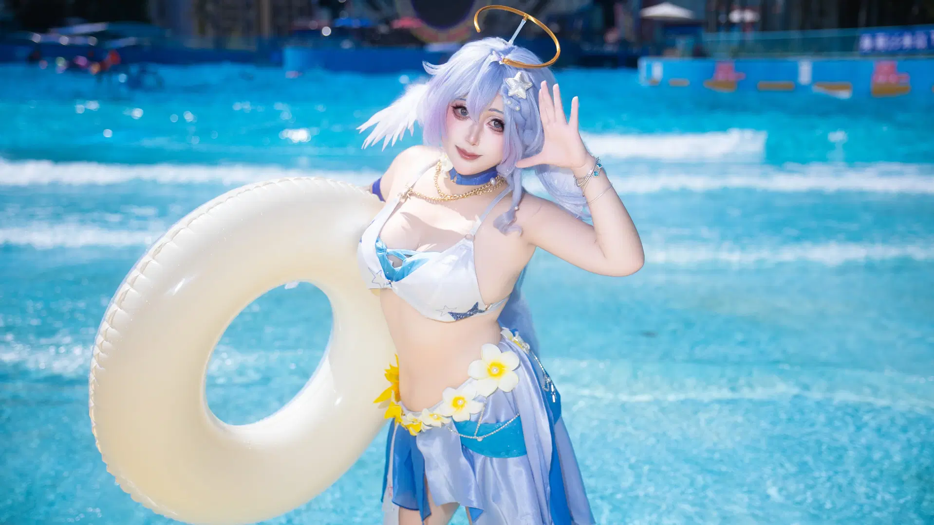 【ロビン コスプレ】『崩壊：スターレイル』ロビンの水着本編写真 - 星期 - 3枚目