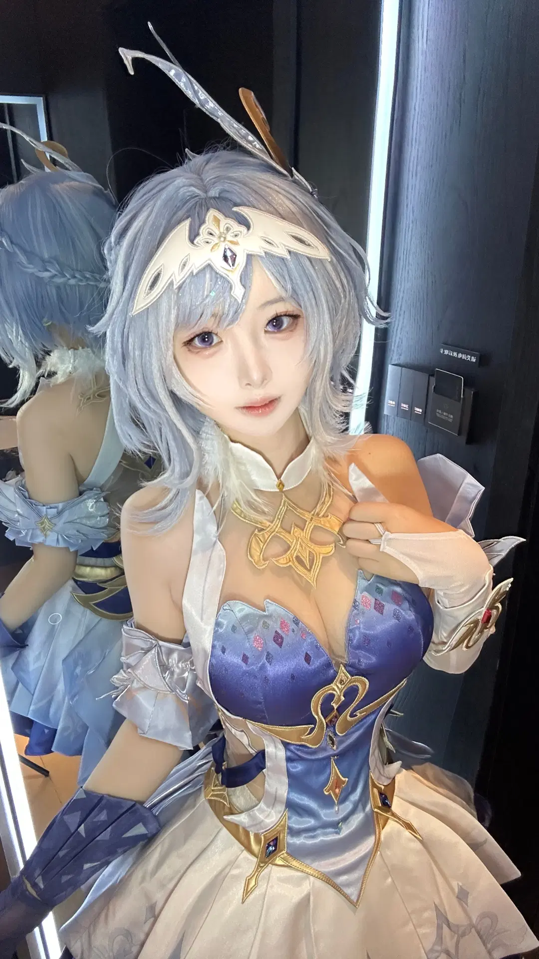 原神, 二次元コスプレ, 原神コスプレ, オデット コスプレ, 雪鳥の礼賛をご覧なさい