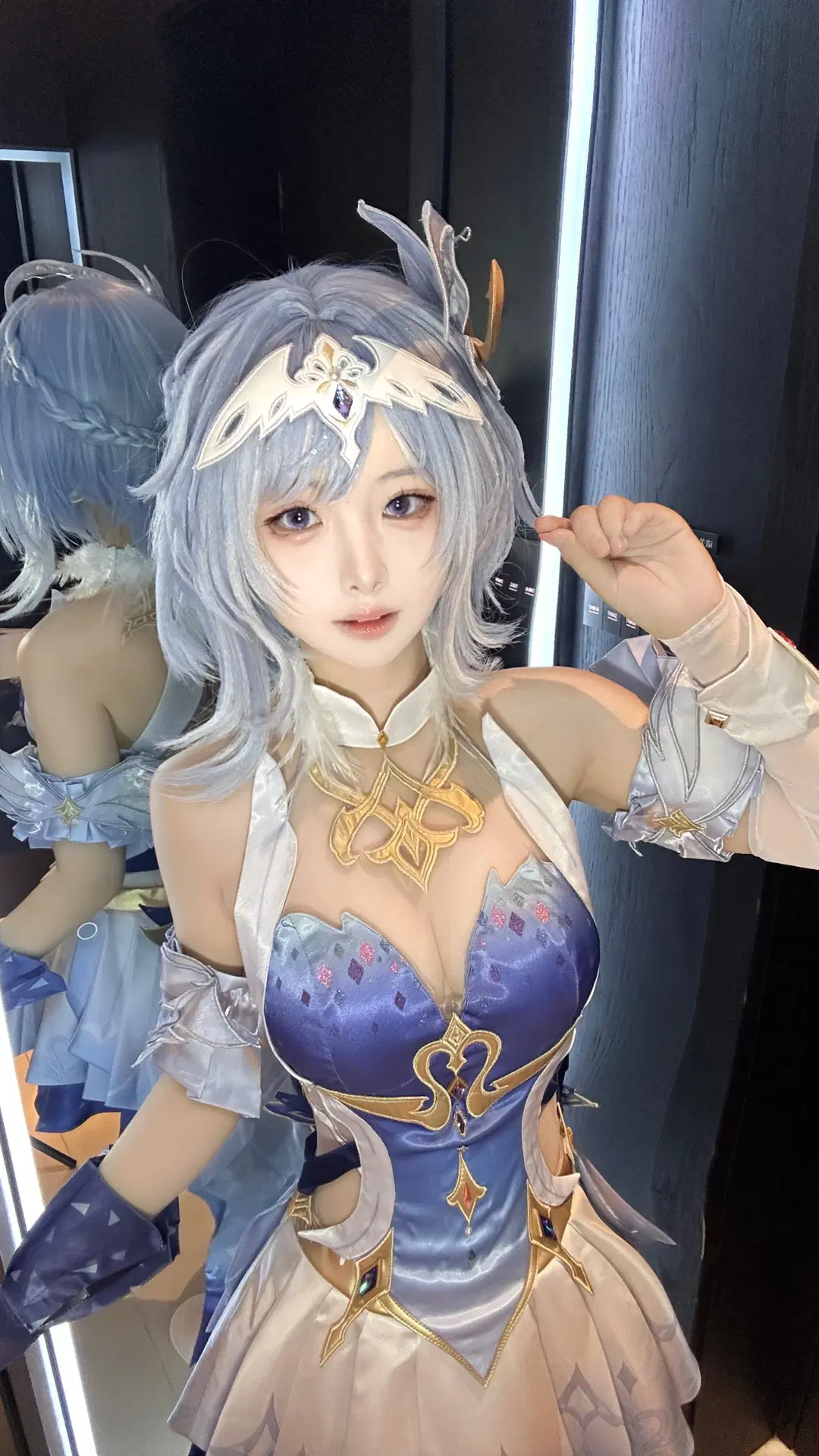 【オデット コスプレ】『原神』雪鳥の礼賛をご覧なさい：細部に宿る上質な質感 - 月落不成眠 - 3枚目
