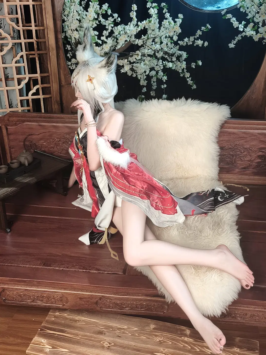 [Hsin cosplay] The lazy charm of Wuthering Waves' fox spirit is all in these details by 夏兔 - Image 2