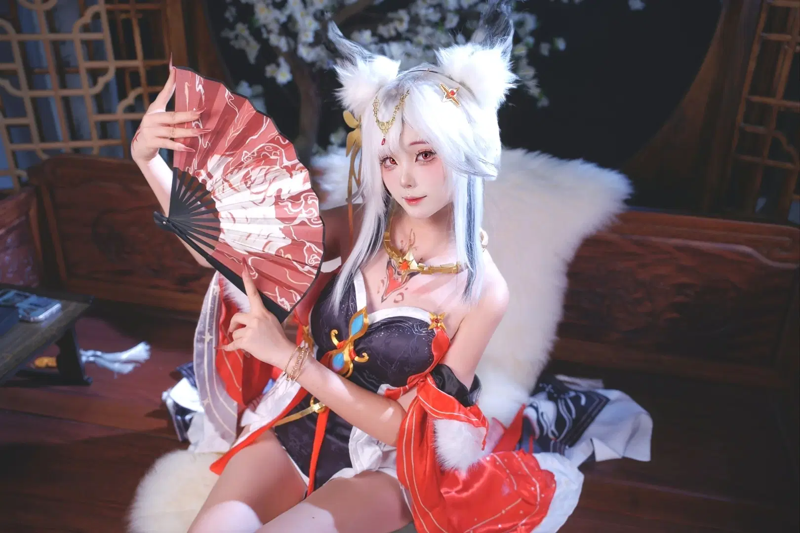 【心月狐cos】鸣潮国风狐妖的月下清影 - 夏兔 - 第6张