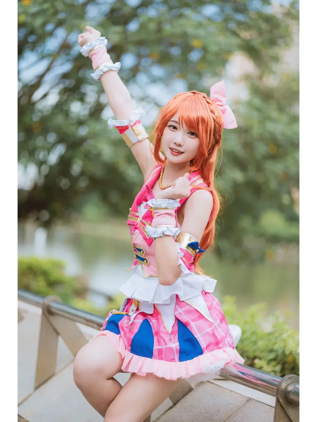 【大空あかり コスプレ】アイカツ！初物語アニメイベントのイベント写真、元元気なオレンジ髪で活力いっぱい - 橘子皮 - 8枚目
