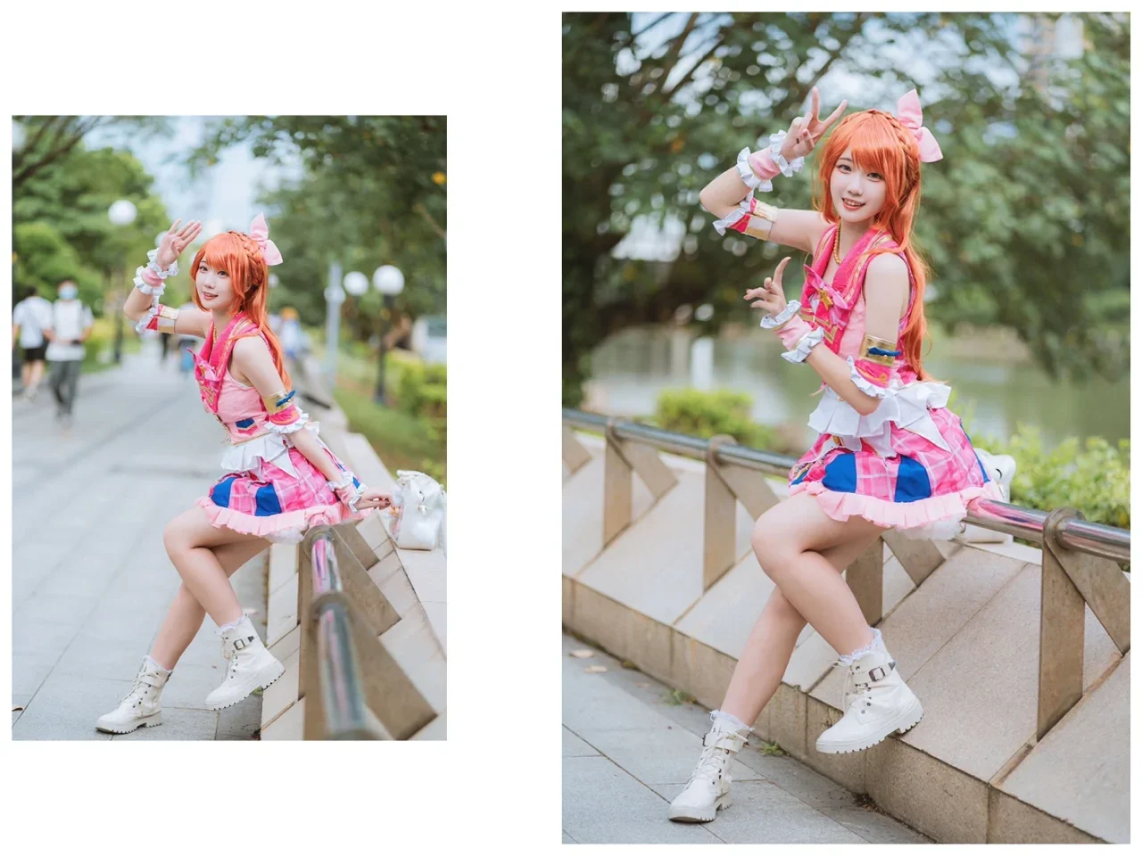 【大空あかり コスプレ】アイカツ！初物語アニメイベントのイベント写真、元元気なオレンジ髪で活力いっぱい - 橘子皮 - 9枚目