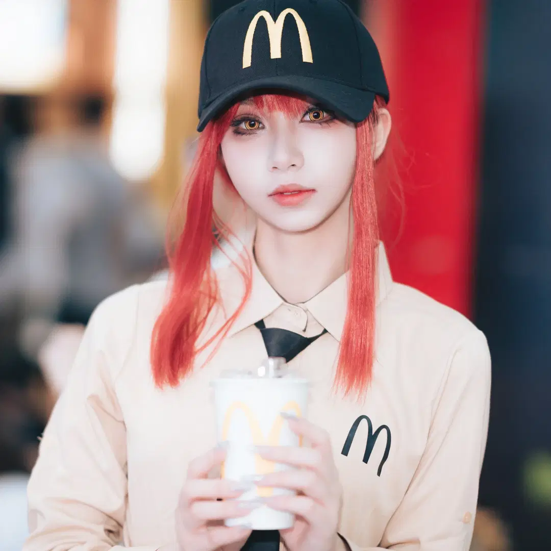【マキマコスプレ】マクドナルドで撮るチェンソーマンのイベント写真が最高にクール - 橘子皮 - 4枚目