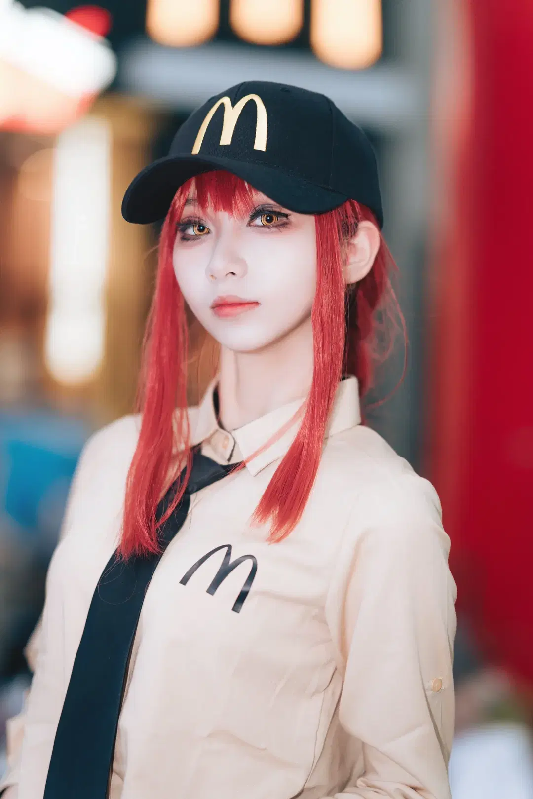 【マキマコスプレ】マクドナルドで撮るチェンソーマンのイベント写真が最高にクール - 橘子皮 - 8枚目