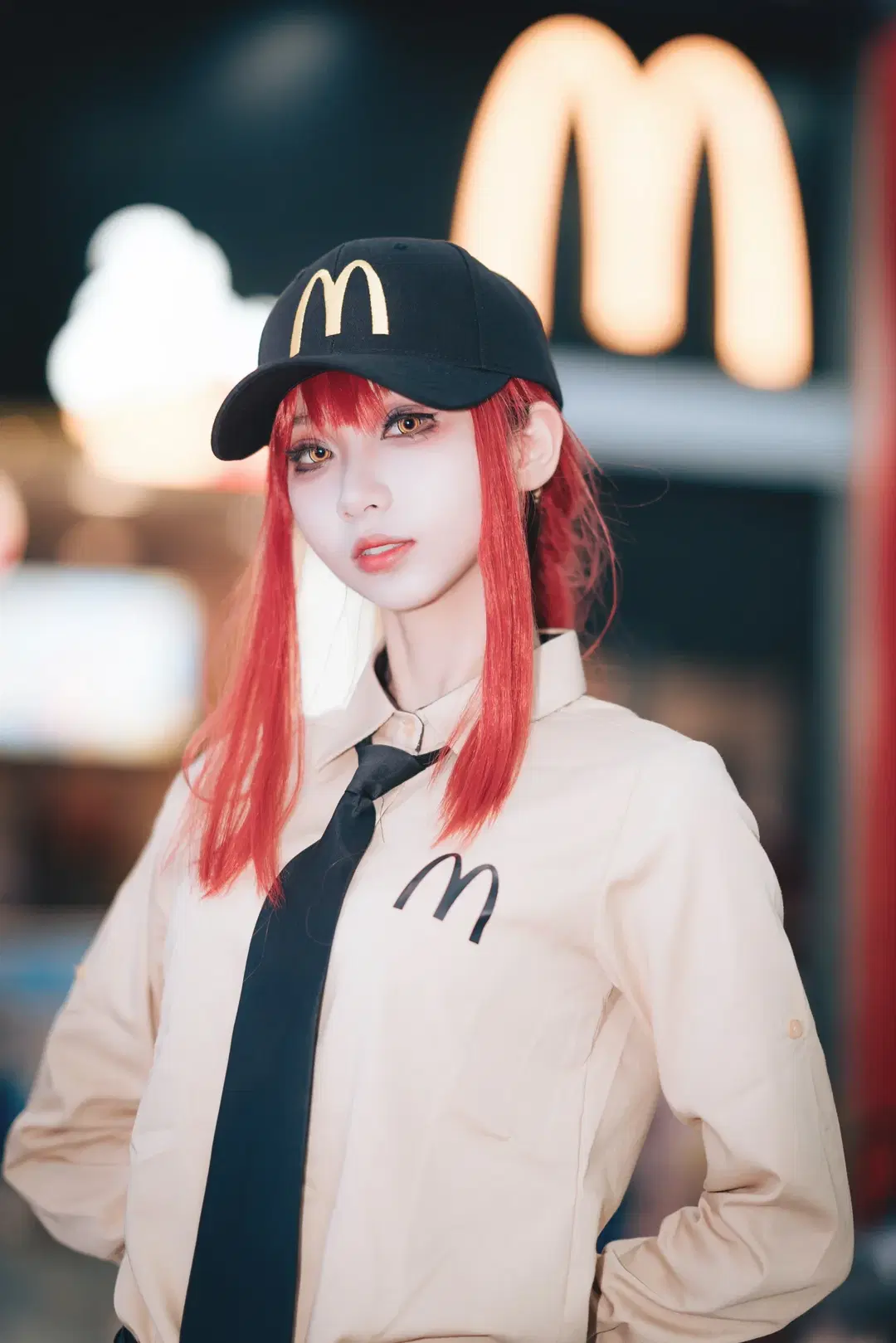 【マキマコスプレ】マクドナルドで撮るチェンソーマンのイベント写真が最高にクール - 橘子皮 - 9枚目