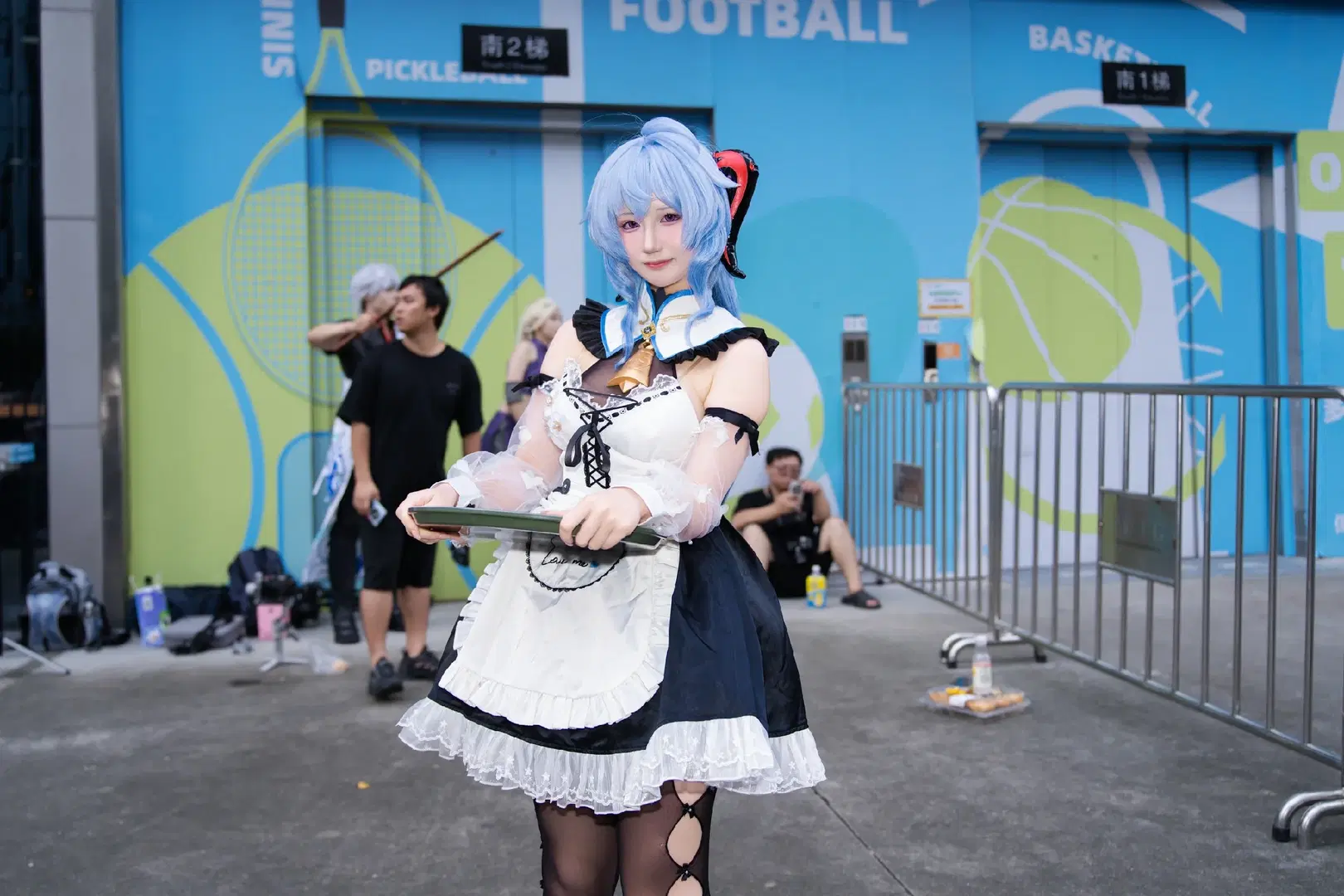 【甘雨 コスプレ】『原神』甘雨 メイド服姿のホタルACGエキスポ速報写真 - 尤加-Yuga - 3枚目