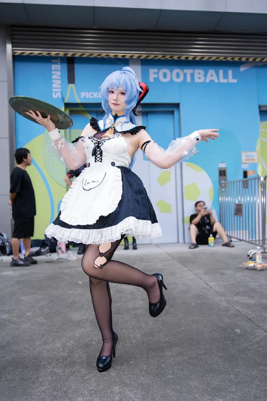 【甘雨 コスプレ】『原神』甘雨 メイド服姿のホタルACGエキスポ速報写真 - 尤加-Yuga - 4枚目