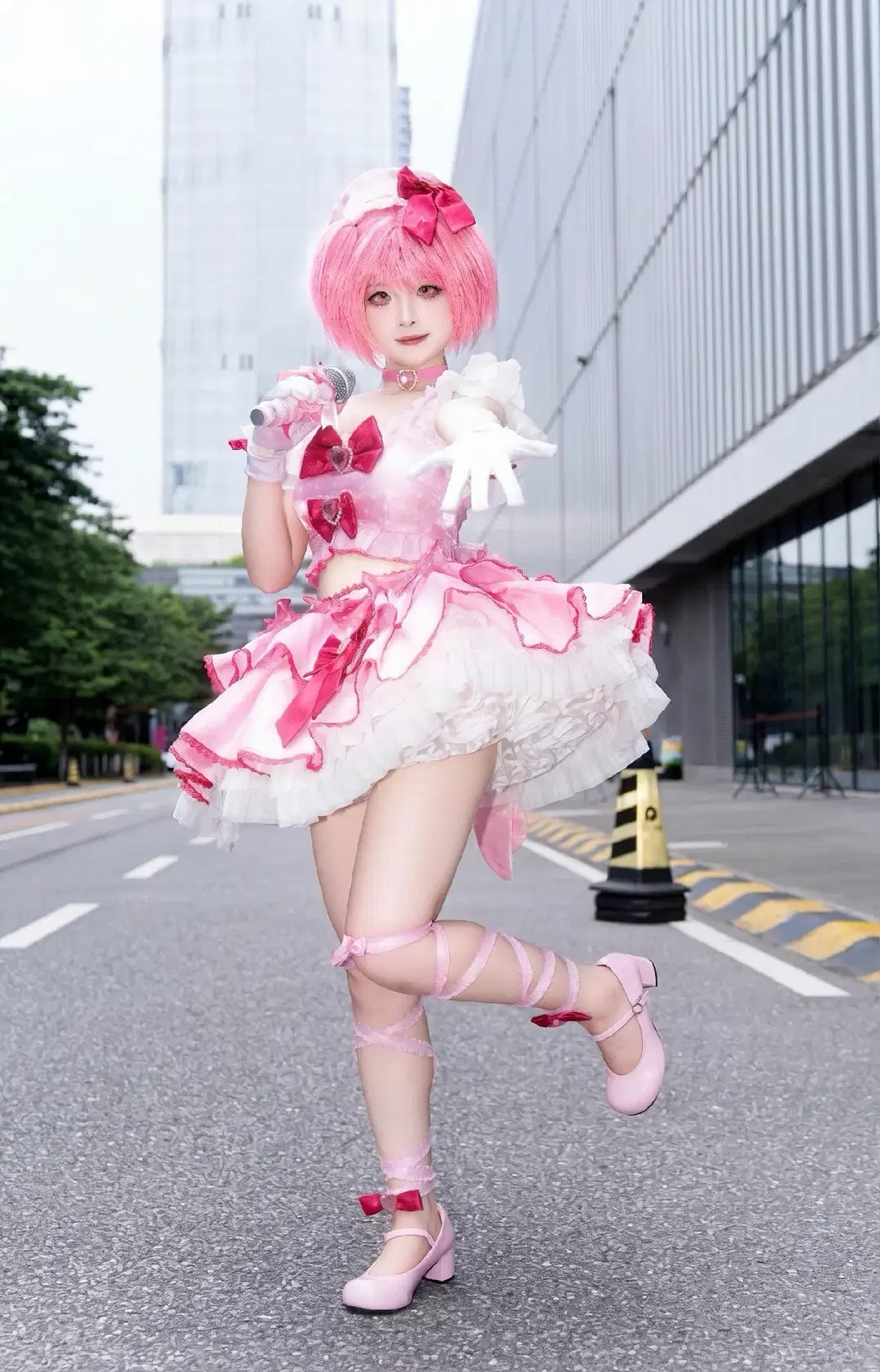 【日奈森亚梦cos】守护甜心小偶像的户外打歌全记录 - 尤加-Yuga - 第2张