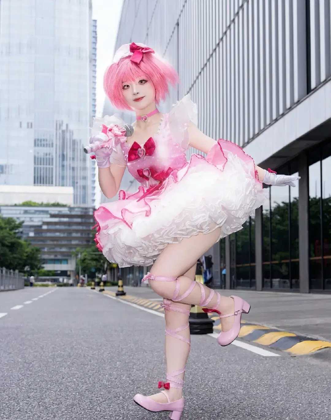 【日奈森亚梦cos】守护甜心小偶像的户外打歌全记录 - 尤加-Yuga - 第3张