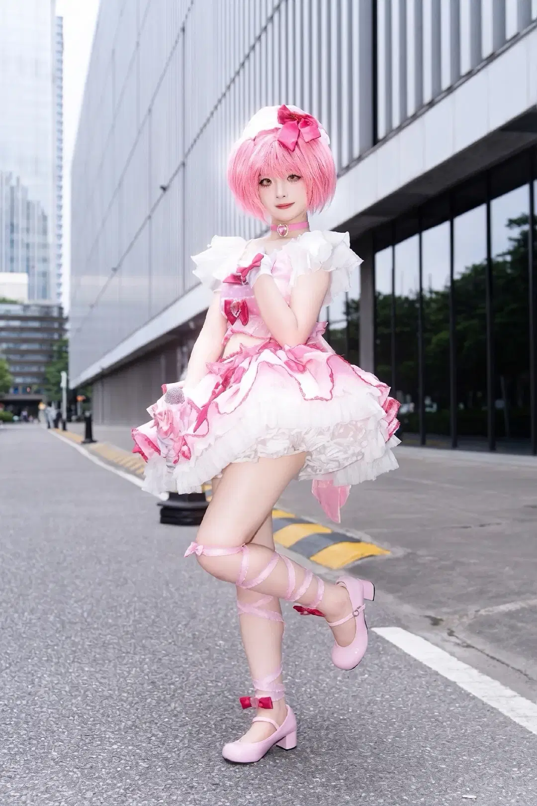 【日奈森亚梦cos】守护甜心小偶像的户外打歌全记录 - 尤加-Yuga - 第4张