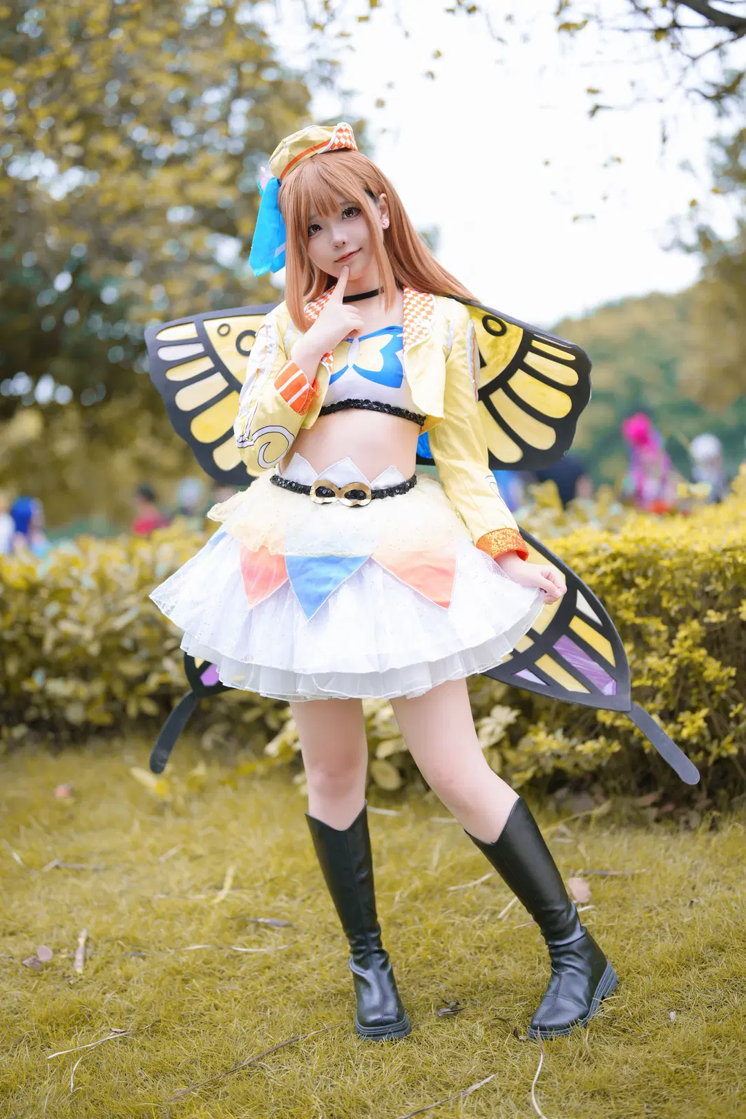 【國木田花丸cos】LoveLive Sunshine 黃色蝴蝶精靈的元氣綻放 - 猫鸽咕咕咕 - 第3張